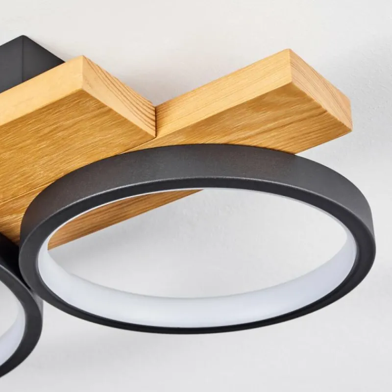 Luminaires Scandinaves-hofstein Plafonnier Rodekro LED Écru, Noir, 1 lumière