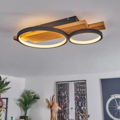 Luminaires Scandinaves-hofstein Plafonnier Rodekro LED Écru, Noir, 1 lumière