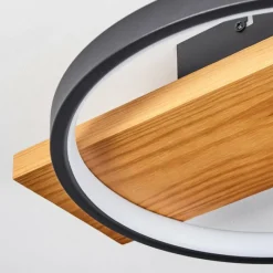 Luminaires Scandinaves-hofstein Plafonnier Rodekro LED Écru, Noir, 1 lumière