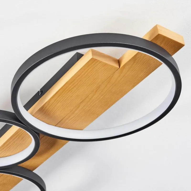 Luminaires Scandinaves-hofstein Plafonnier Rodekro LED Écru, Noir, 1 lumière