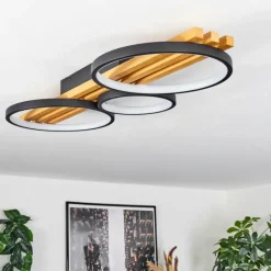 hofstein Plafonnier Rodekro LED Écru, Noir, 1 lumière