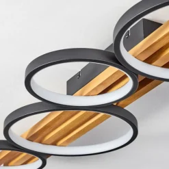 hofstein Plafonnier Rodekro LED Écru, Noir, 1 lumière