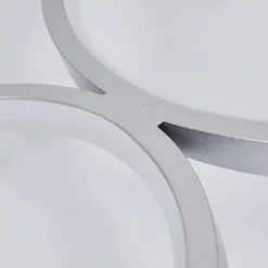 hofstein Plafonnier Rodekro LED Nickel mat, 1 lumière