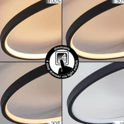 hofstein Plafonnier Rodekro Noir, 1 lumière