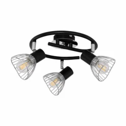 Luminaires Globo Lighting Plafonnier rond à spots Globo FASSA Chrome, 3 lumières* Spots Et Projecteurs