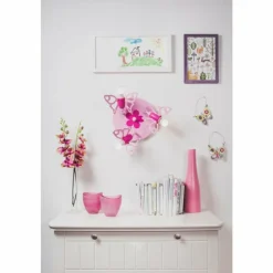 Lampes En Bois-Luminaires Elobra Plafonnier rond Elobra FALTER Rose, 3 lumières