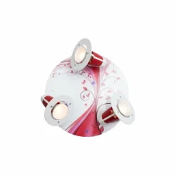 Lampes En Bois-Luminaires Elobra Plafonnier rond Elobra PHANTASIE Bleu, 3 lumières