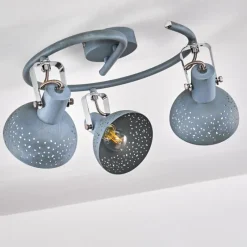 hofstein Plafonnier Ronia Gris, 3 lumières