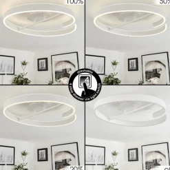 hofstein Plafonnier Rosemond LED Blanc, 1 lumière