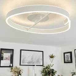 hofstein Plafonnier Rosemond LED Blanc, 1 lumière