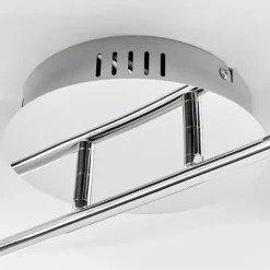 hofstein Plafonnier Rosemond LED Chrome, Blanc, 1 lumière