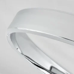 hofstein Plafonnier Rosemond LED Chrome, Blanc, 1 lumière