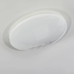 hofstein Plafonnier Rosenga LED Blanc, 1 lumière, Télécommandes