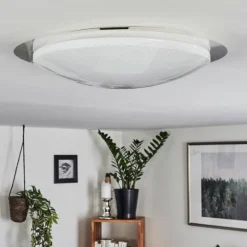 hofstein Plafonnier Rosenga LED Blanc, 1 lumière, Télécommandes