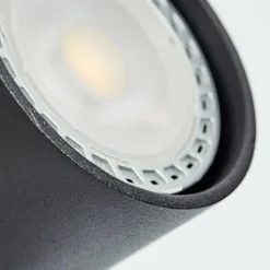 hofstein Plafonnier Rubeltein Noir, 2 lumières