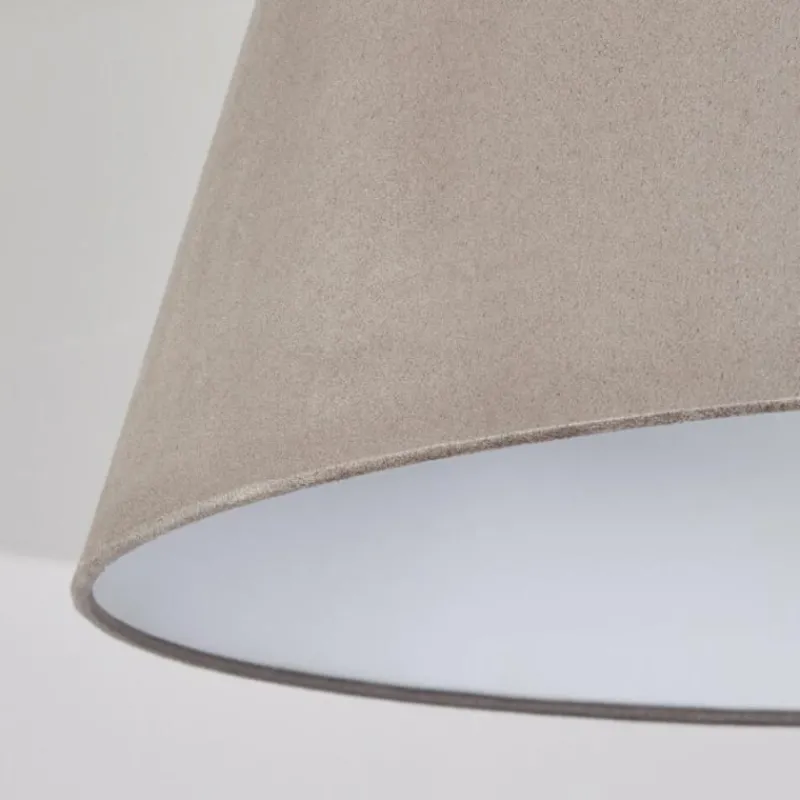 Lampes En Tissu-hofstein Plafonnier Sagu Blanc, 1 lumière