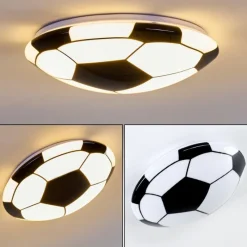hofstein Plafonnier Sakka LED Noir, Blanc, 1 lumière* Éclairage Led