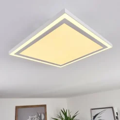 hofstein Plafonnier Salamo LED Blanc, 2 lumières
