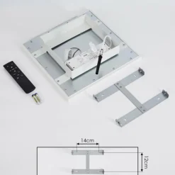 hofstein Plafonnier Salamo LED Blanc, 2 lumières