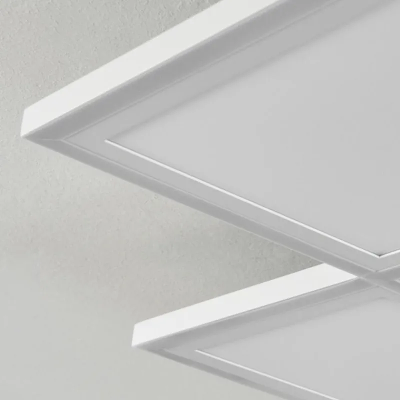 hofstein Plafonnier Salamo LED Blanc, 1 lumière, Télécommandes