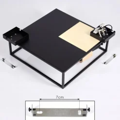 Lampes En Bois-hofstein Plafonnier Salla Bois clair, Noir, 3 lumières