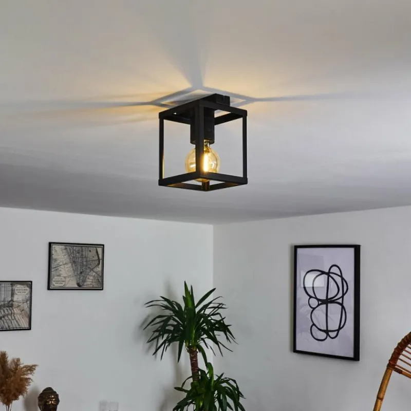 hofstein Plafonnier Salla Noir, 1 lumière