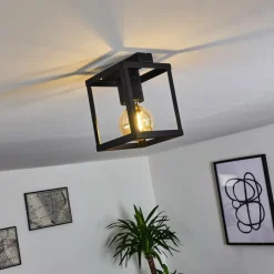 hofstein Plafonnier Salla Noir, 1 lumière