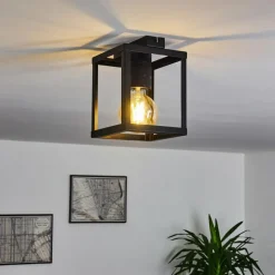 hofstein Plafonnier Salla Noir, 1 lumière