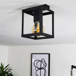 hofstein Plafonnier Salla Noir, 1 lumière