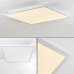 hofstein Plafonnier Salmi LED Aluminium, Blanc, 1 lumière