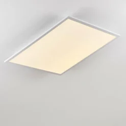 hofstein Plafonnier Salmi LED Aluminium, Blanc, 1 lumière