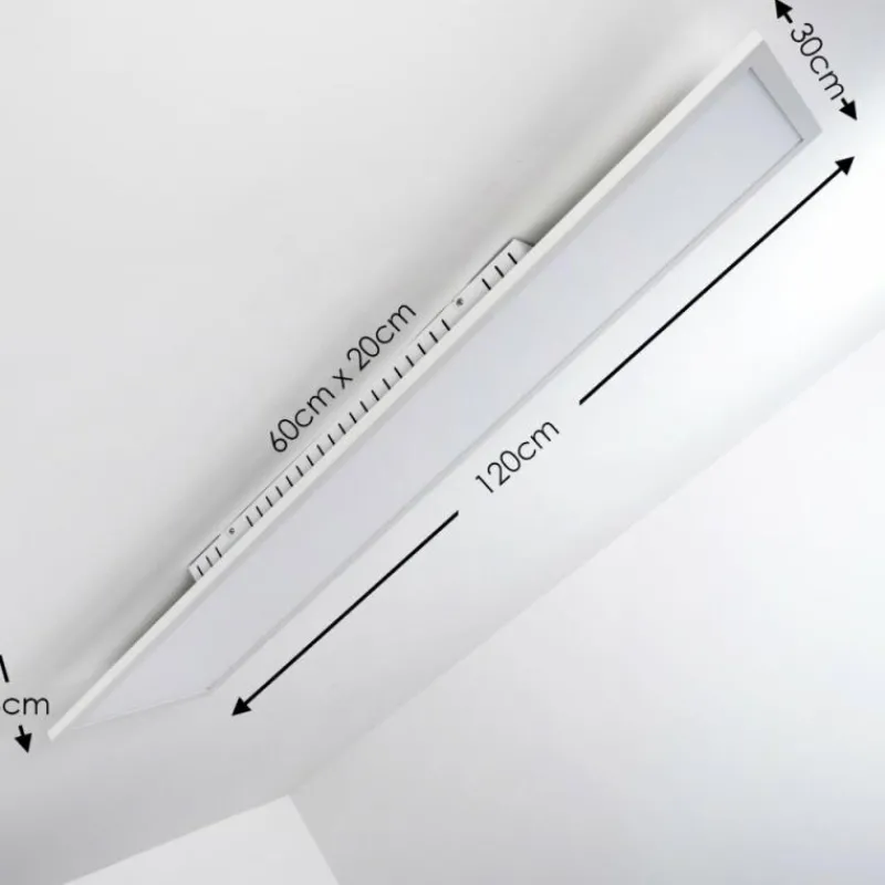 hofstein Plafonnier Salmi LED Blanc, 1 lumière