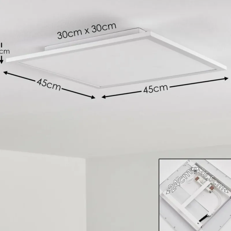 hofstein Plafonnier Salmi LED Blanc, 1 lumière