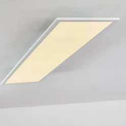 hofstein Plafonnier Salmi LED Blanc, 1 lumière, Télécommandes
