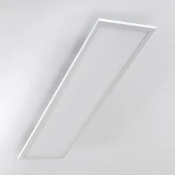 hofstein Plafonnier Salmi LED Blanc, 1 lumière, Télécommandes, Changeur de couleurs