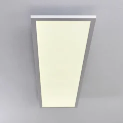 hofstein Plafonnier Salmi LED Blanc, 1 lumière, Télécommandes, Changeur de couleurs