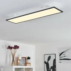 hofstein Plafonnier Salmi LED Noir, Blanc, 1 lumière