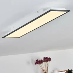 hofstein Plafonnier Salmi LED Noir, Blanc, 1 lumière