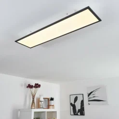 hofstein Plafonnier Salmi LED Noir, Blanc, 1 lumière