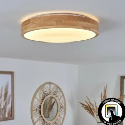 hofstein Plafonnier Samaira LED Blanc, 1 lumière