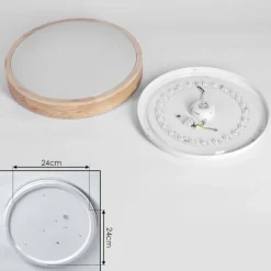 hofstein Plafonnier Samaira LED Blanc, 1 lumière