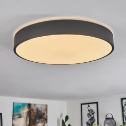 hofstein Plafonnier Samaira LED Blanc, 1 lumière, Télécommandes