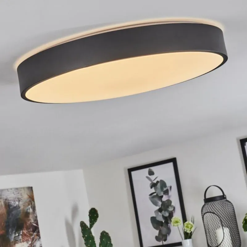 hofstein Plafonnier Samaira LED Blanc, 1 lumière, Télécommandes
