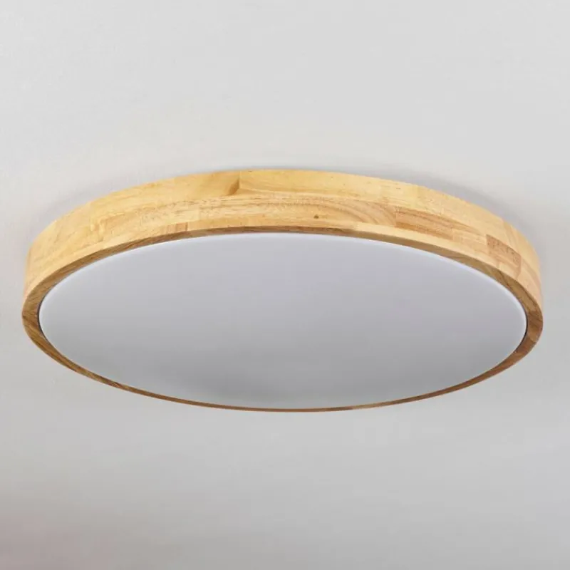 hofstein Plafonnier Samaira LED Écru, 1 lumière, Télécommandes