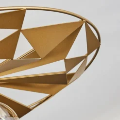 Lampes Dorées-hofstein Plafonnier Samatrai Or, 1 lumière