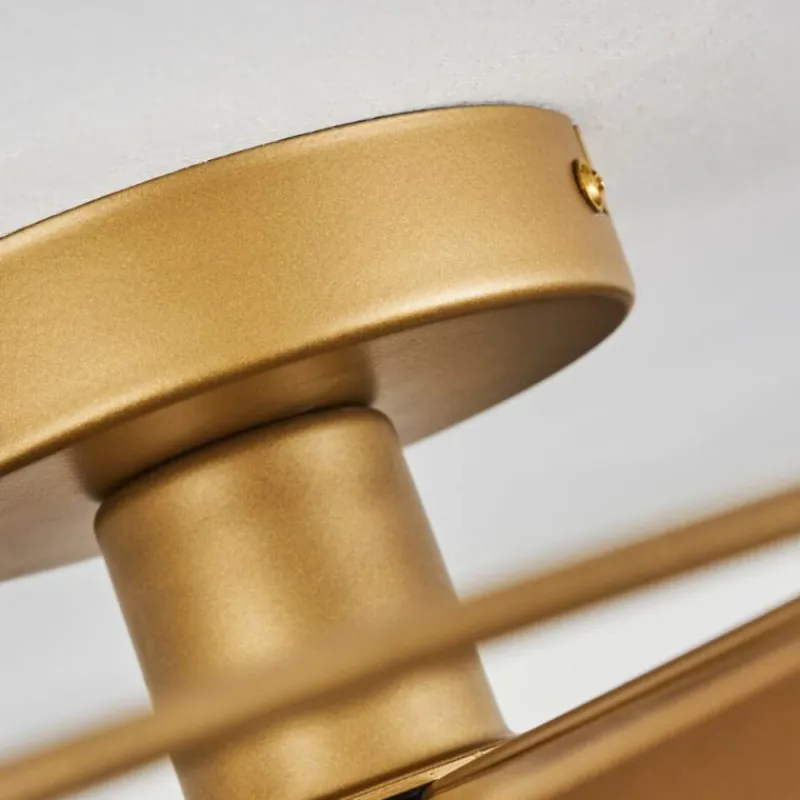 Lampes Dorées-hofstein Plafonnier Samatrai Or, 1 lumière