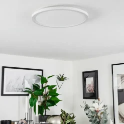 hofstein Plafonnier Sasinhosa LED Blanc, 1 lumière, Télécommandes