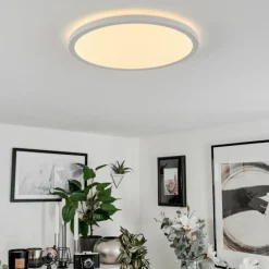 hofstein Plafonnier Sasinhosa LED Blanc, 1 lumière, Télécommandes