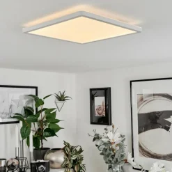 hofstein Plafonnier Sasinhosa LED Blanc, 1 lumière, Télécommandes