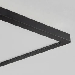 hofstein Plafonnier Sasinhosa LED Noir, 1 lumière, Télécommandes